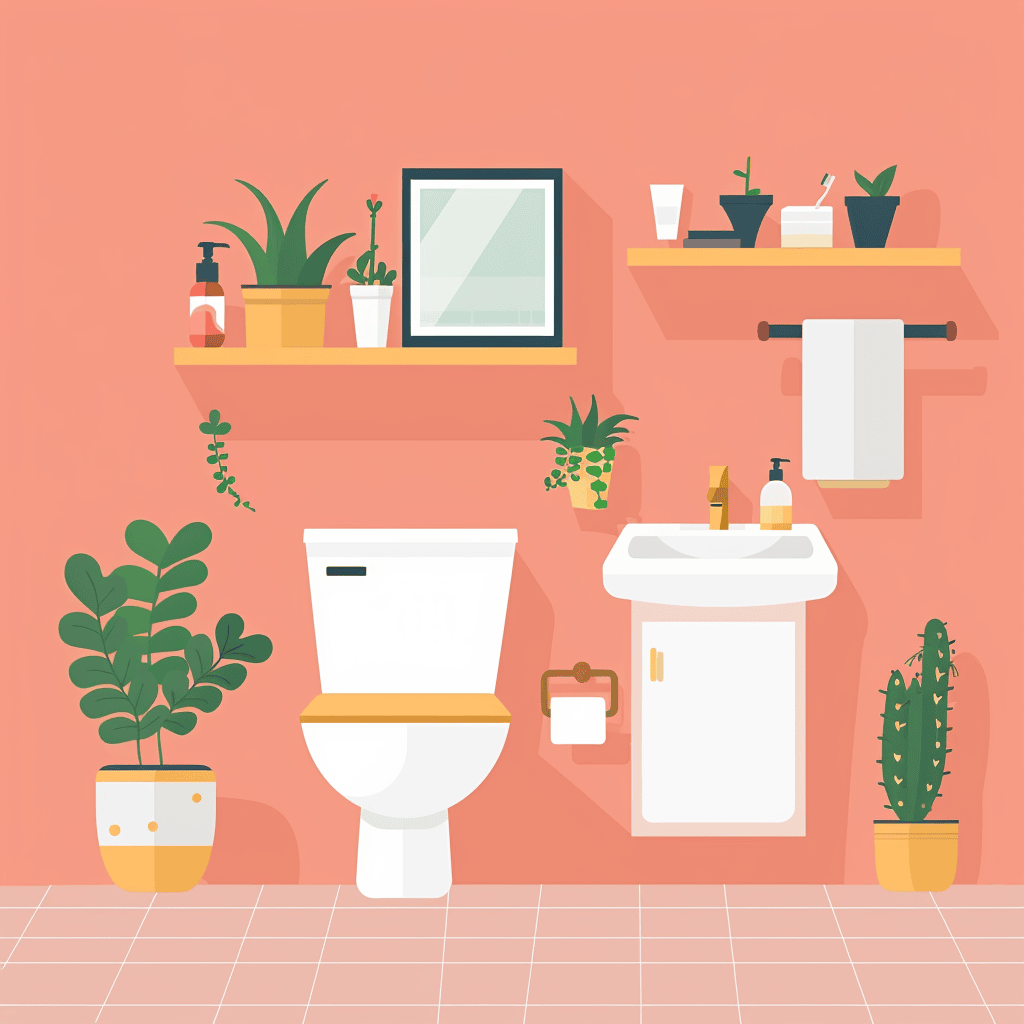 Preventative maintenance for toilets with a display of safe-to-flush items.