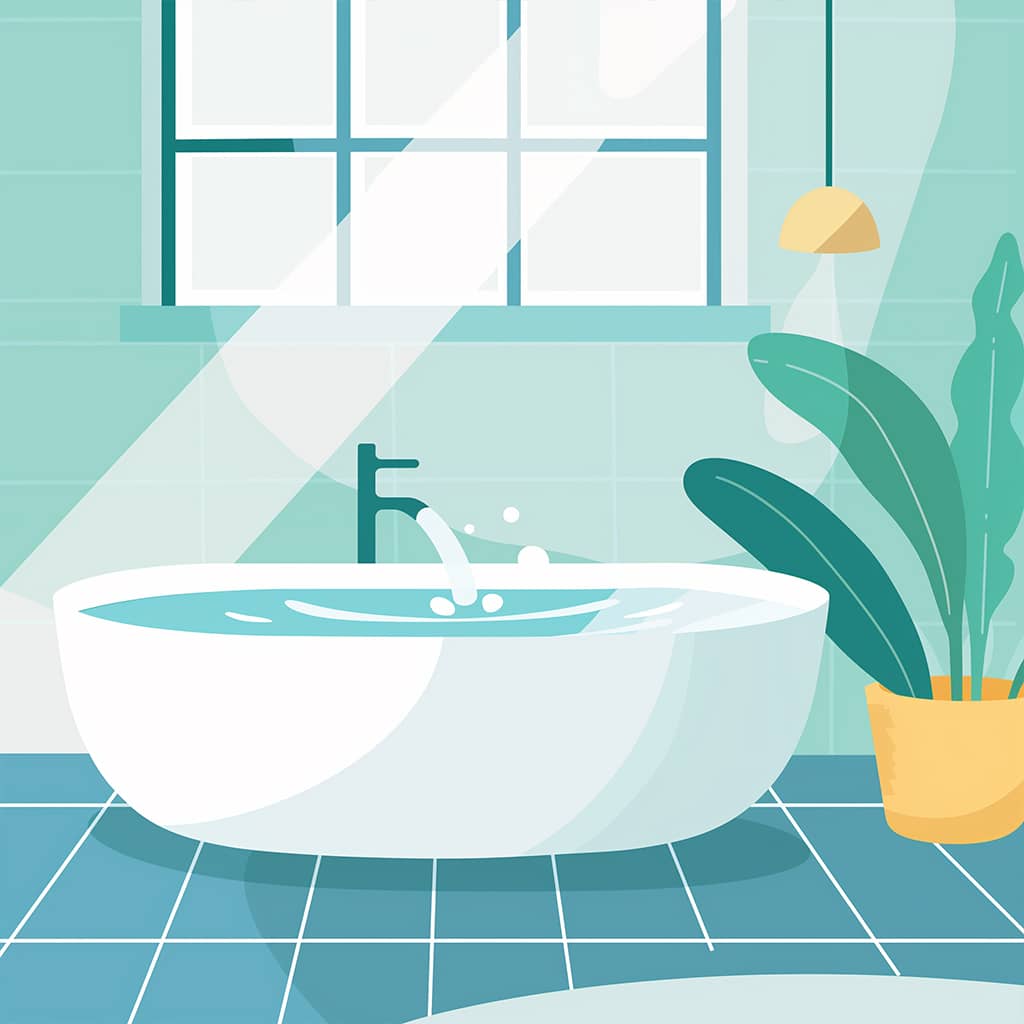 Bathtub Unblocking Success by a Professional Professional drainage expert successfully unblocking a bathtub, restoring its functionality.