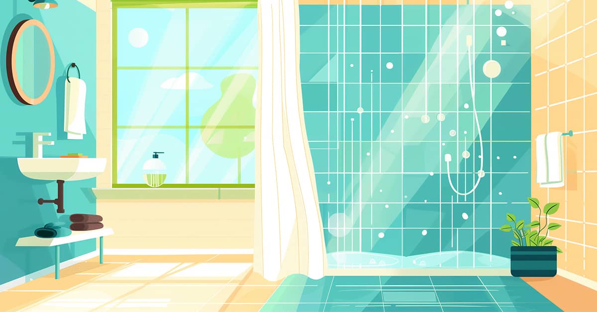 Shower Unblocking: A Professional Touch A freshly unblocked and clean shower, shining after professional drainage service.