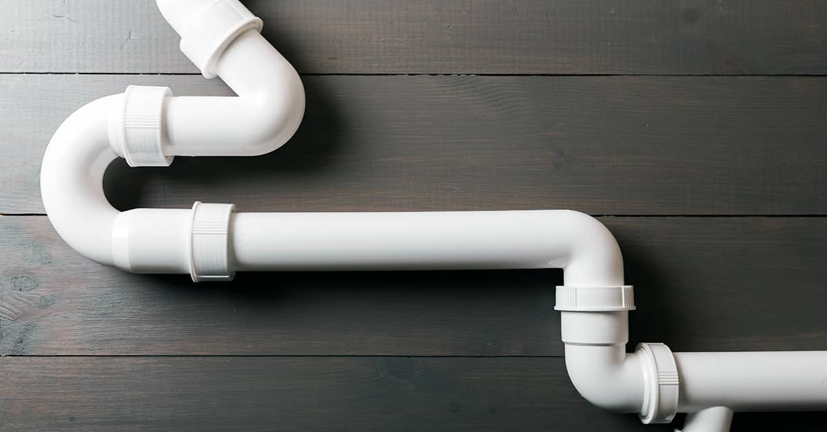 Simple view of an open residential drain.